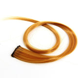 Girls Fashion Hair Piece Long Straight Curly Wigs Wavy Clip In Hair Extensions One  Piece Hair Women Accessories