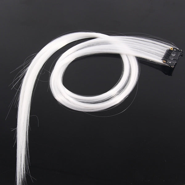 Girls Fashion Hair Piece Long Straight Curly Wigs Wavy Clip In Hair Extensions One  Piece Hair Women Accessories