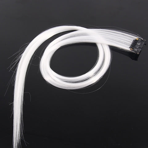 Girls Fashion Hair Piece Long Straight Curly Wigs Wavy Clip In Hair Extensions One  Piece Hair Women Accessories