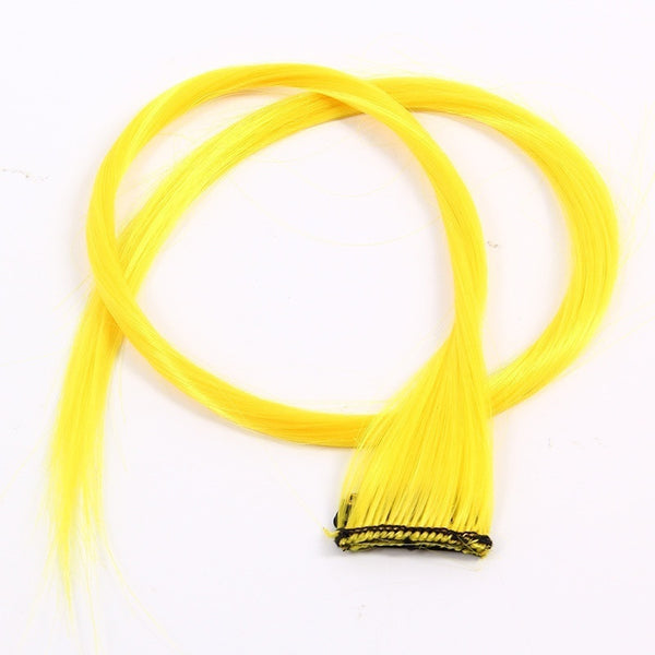 Girls Fashion Hair Piece Long Straight Curly Wigs Wavy Clip In Hair Extensions One  Piece Hair Women Accessories