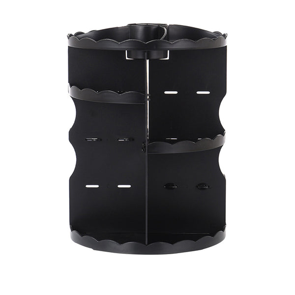 Organizador Maquillaje 360 Grados Rotativo Acrílico Pantalla Cosmética Spinning Rack Caja de Almacenamiento Soporte para Almacenamiento de Lápiz Labial