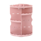 Organizador Maquillaje 360 Grados Rotativo Acrílico Pantalla Cosmética Spinning Rack Caja de Almacenamiento Soporte para Almacenamiento de Lápiz Labial