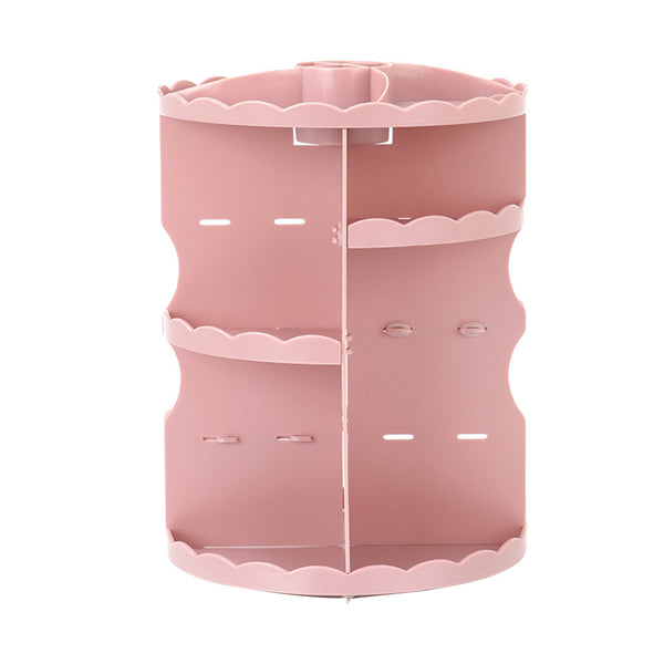 Organizador Maquillaje 360 Grados Rotativo Acrílico Pantalla Cosmética Spinning Rack Caja de Almacenamiento Soporte para Almacenamiento de Lápiz Labial