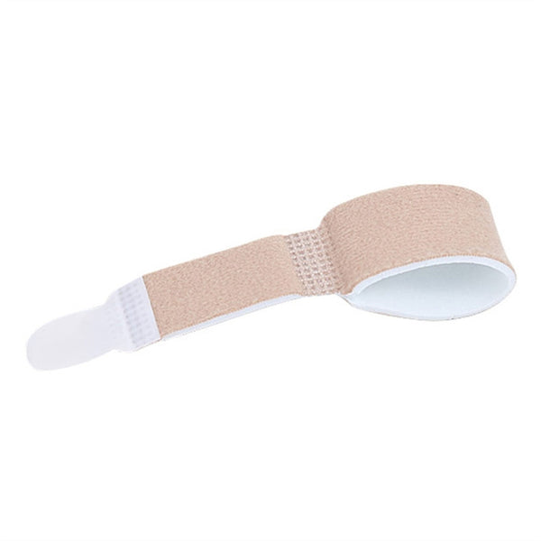 1 Pcs Toe Splints Straightener Broken Toe Bandages Anti-Slip Brace Cushioned Corrector (Skin)