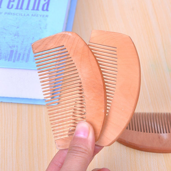 Handmade Sandalwood Anti Static Pocket Comb Beard And Mustache Comb Hair Brush