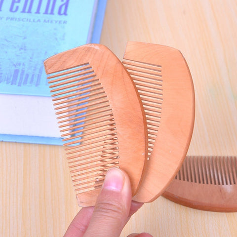 Handmade Sandalwood Anti Static Pocket Comb Beard And Mustache Comb Hair Brush