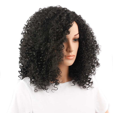 Hot Sexy Black Hair curly full wig Glueless Wig