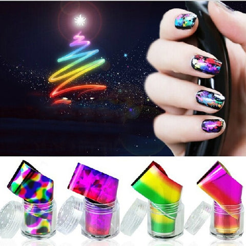Gradient Starry Nail Foil Paper Nail  Transfer  Sticker  Manicure  Nail  Art