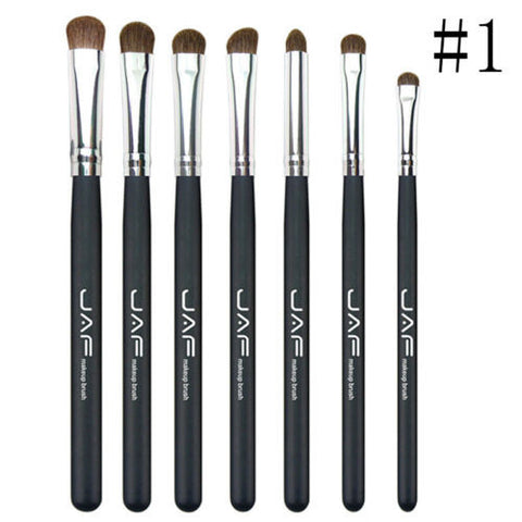7 UNIDS Pinceles de Maquillaje Pinceles de Ojos Set Eyeliner Eyeshading Blending Pencil Brush