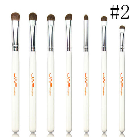 7 UNIDS Pinceles de Maquillaje Pinceles de Ojos Set Eyeliner Eyeshading Blending Pencil Brush